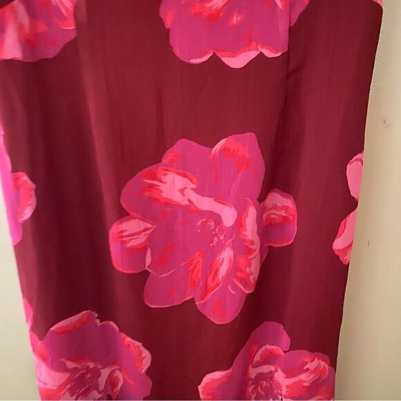 Tularosa Althea Maxi Dress in Pink Magnolia Floral chiffon maxi ruffle Revolve M - Picture 10 of 12